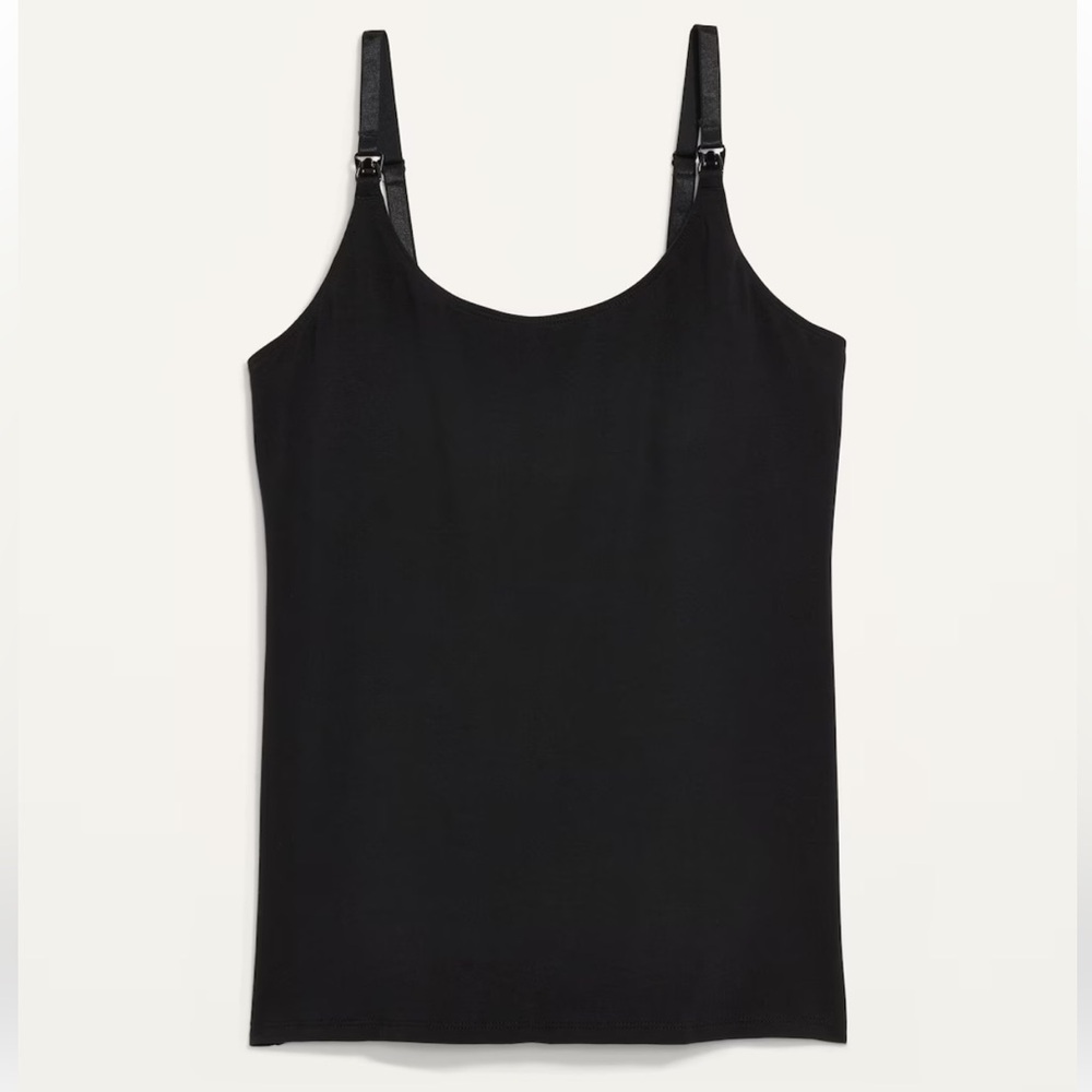2 Pack Old Navy First Layer Nursing Cami, Black A… - image 1